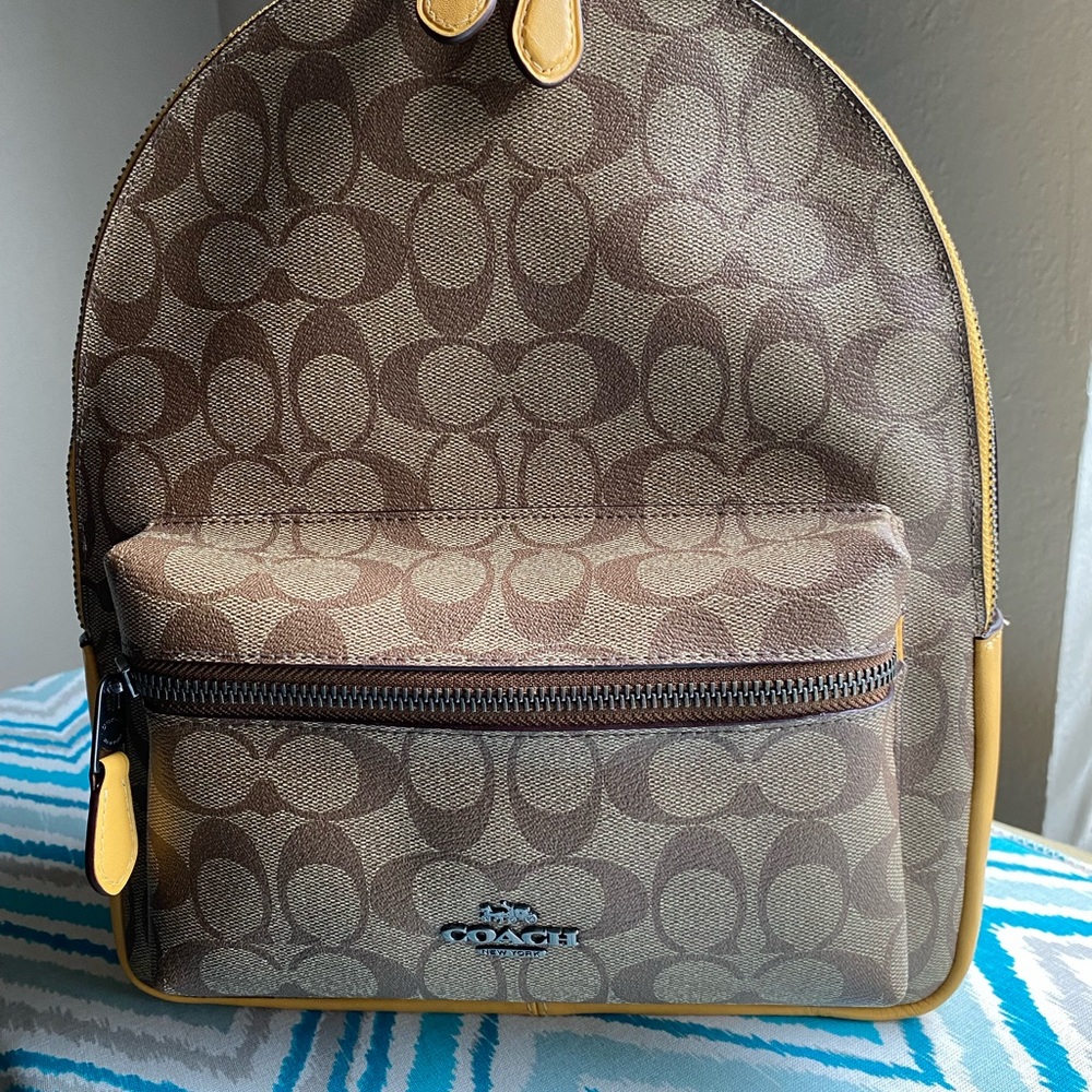 Like New Medium Coach Backpack